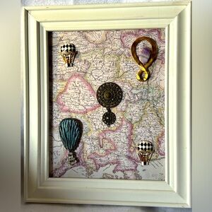 Finding Oz hot air balloons frame 13x11
